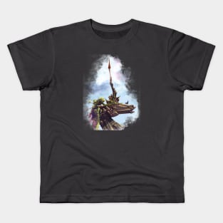 fractal unicorn Kids T-Shirt